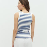 Jaxson-M_White Indigo Stripe_Model_2