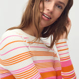 Turbanova-M_Orange Pink Stripe_Model_