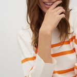 Gillian-M_Sugar Orange Peel Stripe_Model_1