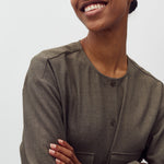 Lican-M_Deep Green Melange_Model_3