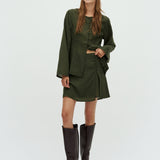 Bellina-M_Pine Green Black Stripe_Model_0