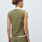 Flavina-M_Dusty Olive Melange_Model_1