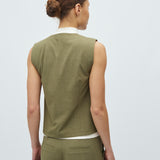 Flavina-M_Dusty Olive Melange_Model_1