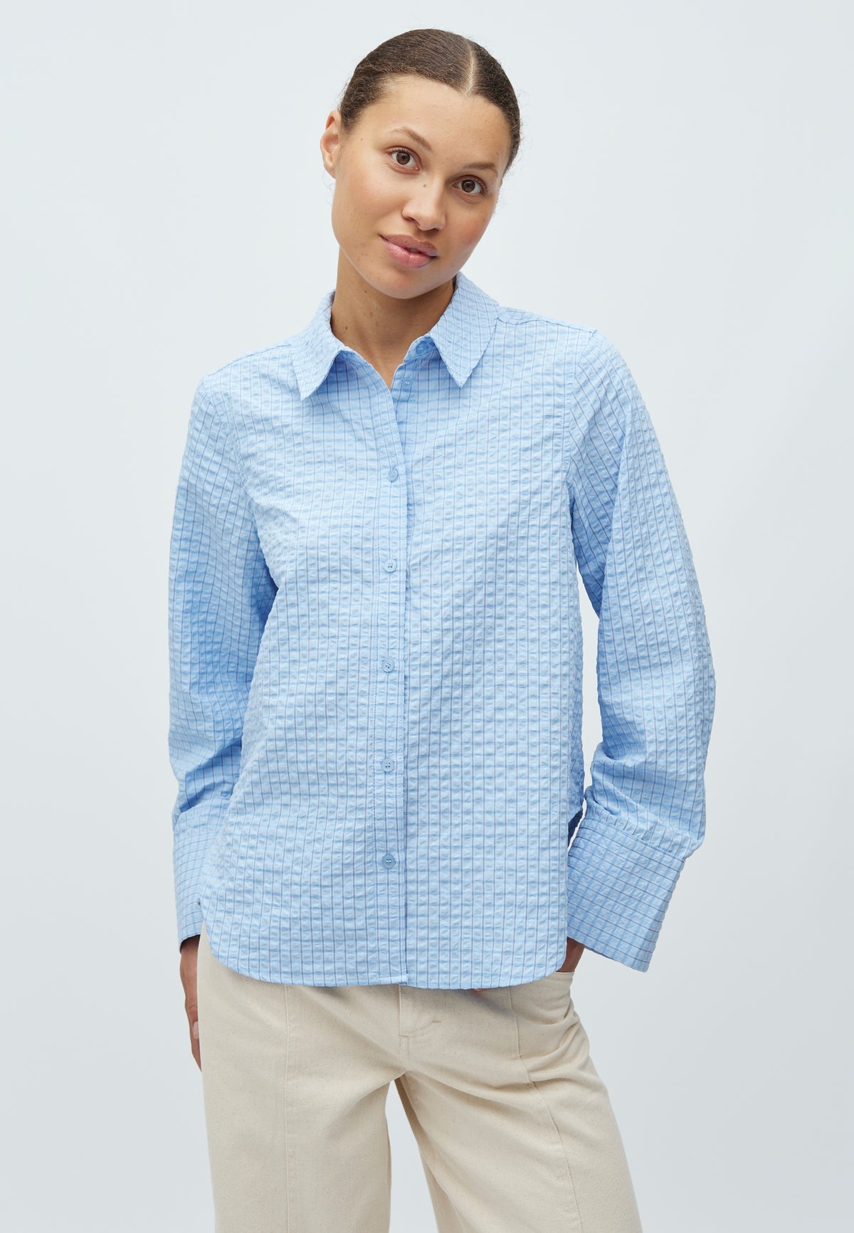 Phoebe-M_Light Blue Kiwa Check_Model_0